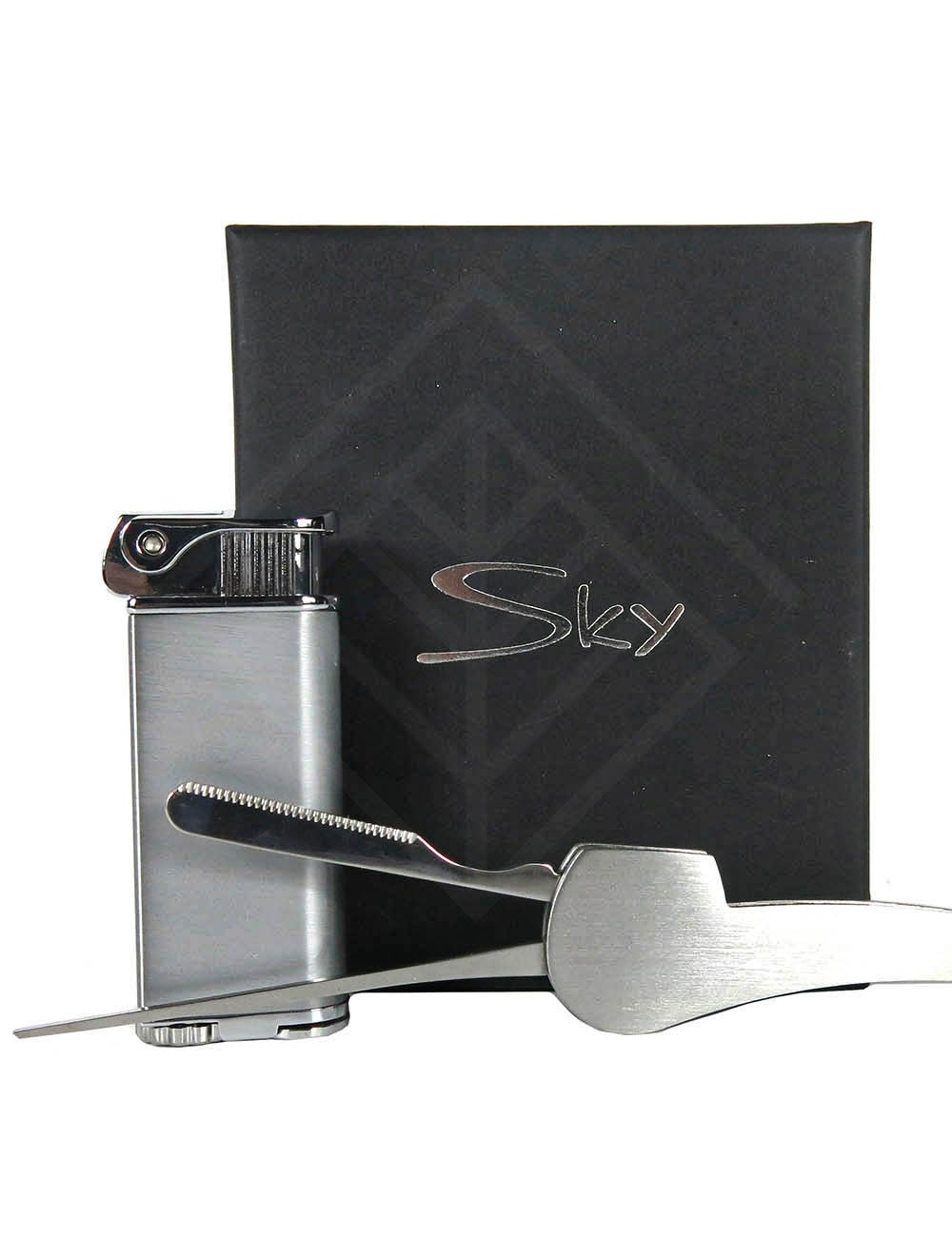Зажигалка SKY piezo pipe lighter + pipe tool